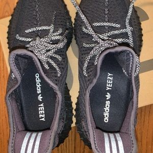 authentic static black reflective YEEZYS